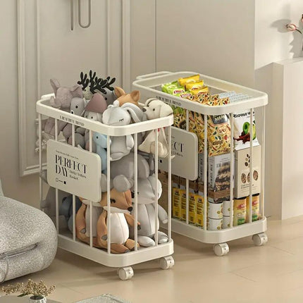 Removable Laundry Basket Clothes Organizer Household Storage Bin with Shelving