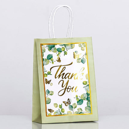 30Pcs Floral Gift Bags Handbags Paper Bags for Party Favors Wedding Decorations