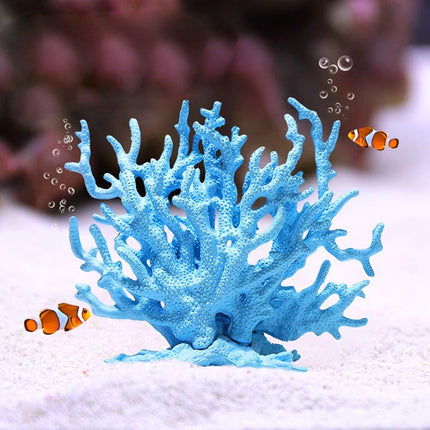Soft Coral Realistic Water Plants Aquarium Decoration Fish Tank Seawater Set