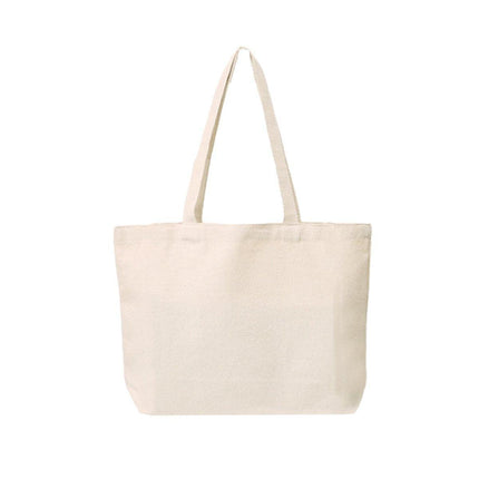 5PCS Canvas Tote Bag Cotton Blank DIY Shopping Shoulder Bags