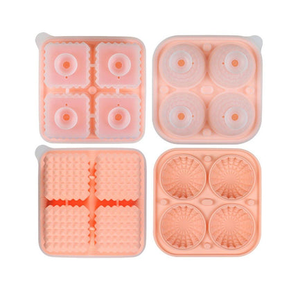 Silicone Ice Cube Tray and Ice Ball Maker for chilling whiskey and cocktails