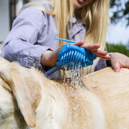 Dog Bath Pet Shower Nozzle Silicone Massage Brush Cat Dog Grooming Supplies