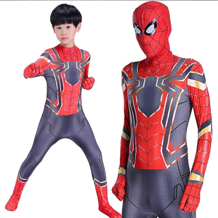 Spider Tight Man Jumpsuit Set Miles Clothes Expedition Adult Kids Halloween Costume Gwen AU - Aimall