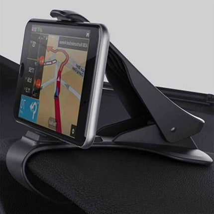 Cell Phone Holder Stand Universal HUD GPS On Car Non-slip Clip Dashboard Mount - Aimall