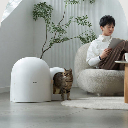 Fully Enclosed Cat Litter Box Large Small Deodorant Anti-Splash Sand Tray Toilet