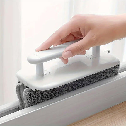 Window Groove Cleaning Brush Removable Door Gap Cleaner Dead Angle Wiper Tool