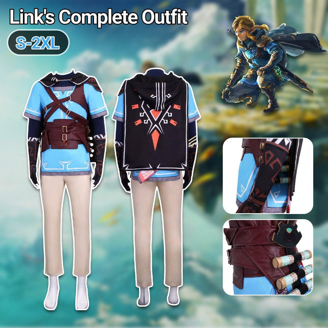 The Legend Of Zelda 2 Tears Of The Kingdom Link Zelda Role Playing Same Game Cosplay Clothing Spot