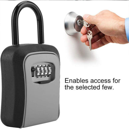 Combination Lock with Hook Heavy Duty Secure Lock for Storage Cabinets and Doors