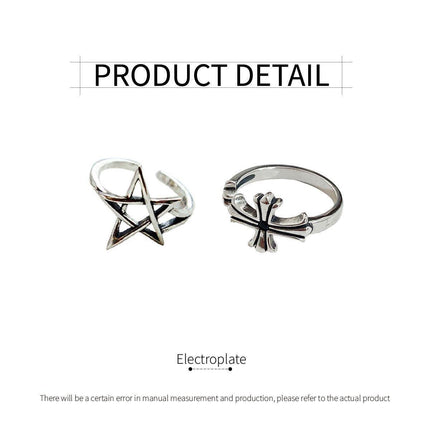 Adjustable Punk Retro Ring Fashion Jewelry Index Finger Statement Gift
