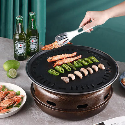 Multifunctional Charcoal Barbecue Grill Household Korean BBQ Grill Port - Aimall