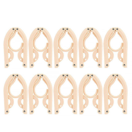 5/10pcs Travel Portable Folding Hangers for Clothes Business Trip Essentials