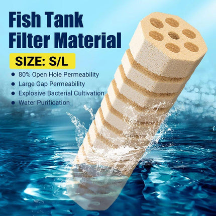 High-end Nano Bacterial House Far Infrared Spiral Column Fish Filter Material