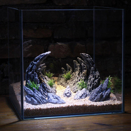 Aquarium Resin Dragon Stone Rock Decorative Ornaments Fish Tank Landscape