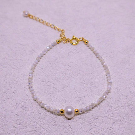 2mm Very Fine Pearl Bracelet Adjustable Strand Elegant Jewelry for Women Fashion