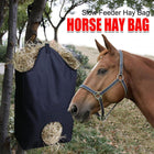 Horse Slow Feed Hay Bag Hole Durable Sack Reduces Waste Outdoor Use