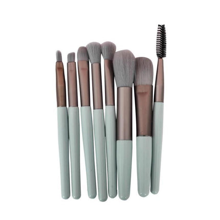 8PCS Eyeshadow Makeup Brush Set Travel Cosmetic Brushes Kit Brushes Kit with Bag - Aimall