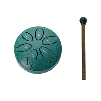 Hollow Steel Tongue Drum Percussion Instrument for Meditation Yoga Music Practice