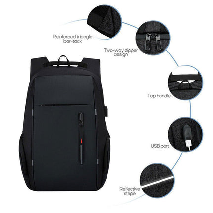 Men Business Bag Laptop Multi Functional Computer Bag Large Capacity Backpack