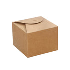 100x Kraft Paper  Party Wedding Favour  Bomboniere Candy Boxes 9*9 12*12cm Aimall