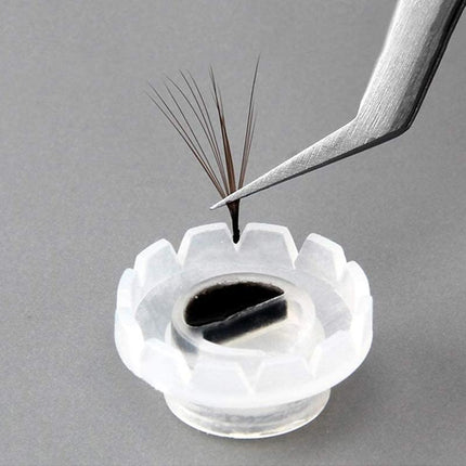 100X Eyelashes Glue Holder Blossom Cup Ring Eyelash Extension Adhesive Stand NEW - Aimall
