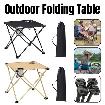 Portable Oxford Cloth Camping Folding Table Chair Waterproof Outdoor BBQ Fishing