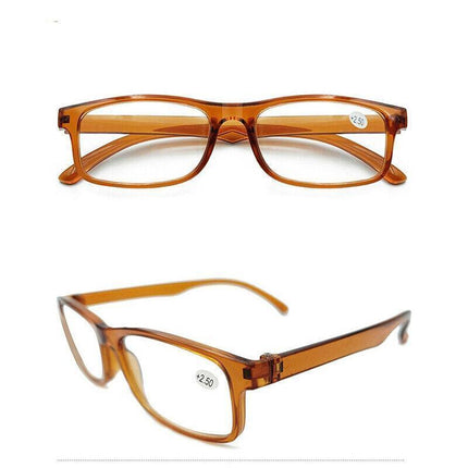 Black 6 Pairs Mens Ladies Wayfarer Frame Magnifying Reading Glasses Nerd Spectacl - Aimall