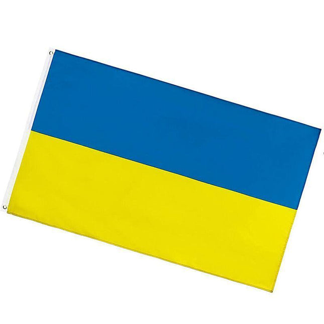 150x90cm Large Ukraine Flag 5*3FT Ukrainian National Outdoor Banner 2 Eyelets - Aimall