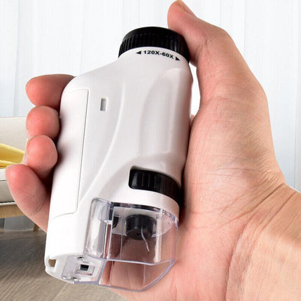 Pocket Microscope Science Toys Educational Microscope Kit for Kids Portable TM - Aimall