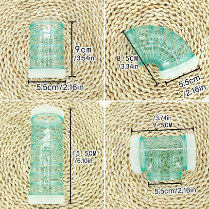 8X Hamster Cage Tunnel Squirrel Guinea Pig Hedgehog Small Animals Tube Toy - Aimall