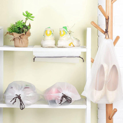 25PCS Portable Travel Shoe Bags Sport Storage Pouch Drawstring Dust Organizer