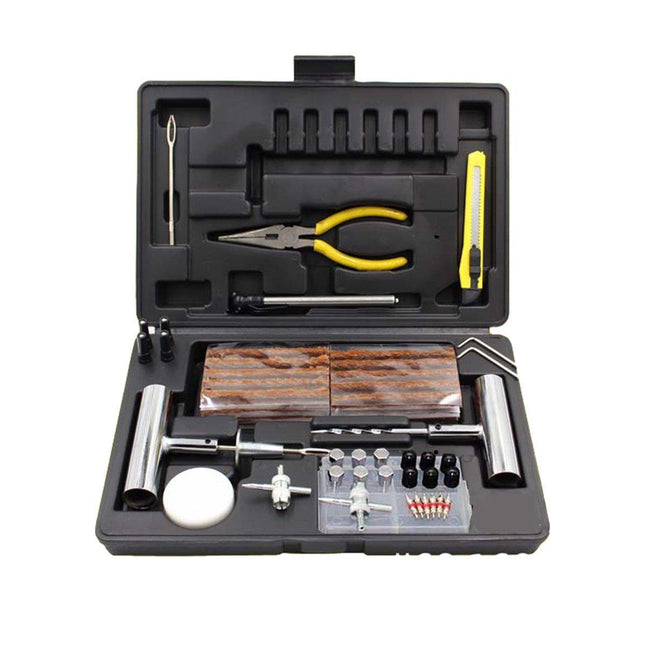 68PCS Tyre Puncture Repair Recovery Kit Heavy Duty 4WD Offroad Plugs Tubeless