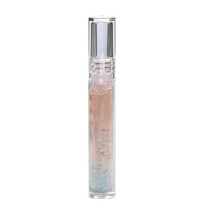 Jelly Glitter Lipstick Clear Lip Oil Moisturizing Lip Tinted Waterproof Lasting - Aimall