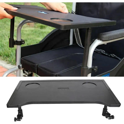 Plastic Dining Table for Wheelchair with Dining Board for Elderly Mobility Use