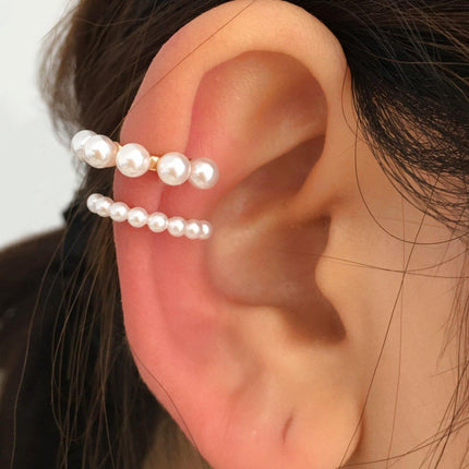 Simple Ear Clips No Piercing Stud Earrings Set Non Pierced Fashion Jewellery