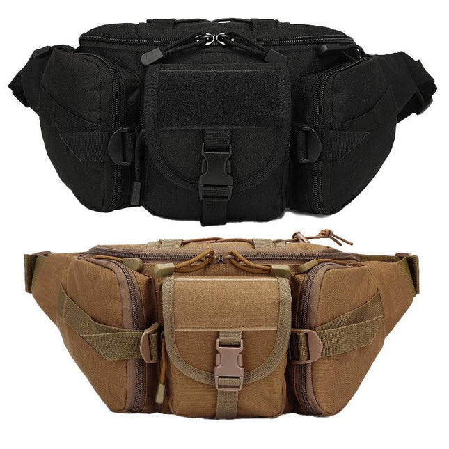 Utility Tactical Men Waist Bag Pack Pouch Military Hiking Camping Belt Bag Au - Aimall