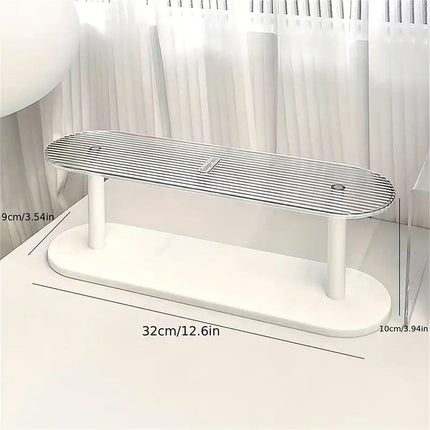 Desktop Organizer Rack 2 Tier Storage Shelf Office Display Stand Space Saver