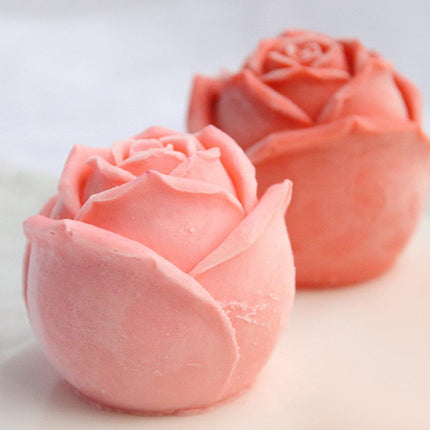 Valentines Day Rose Silicone Cake Mold 6 Cavity DIY Chocolate Baking Tool