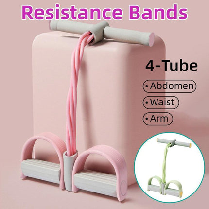 Multifunctional Foot Pedal Resistance Band Home Fitness Pulling Rope Exerciser