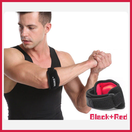 AOLIKES® Adjustable Elbow Support Strap Band Brace Golf Forearm Pain Relief - Aimall
