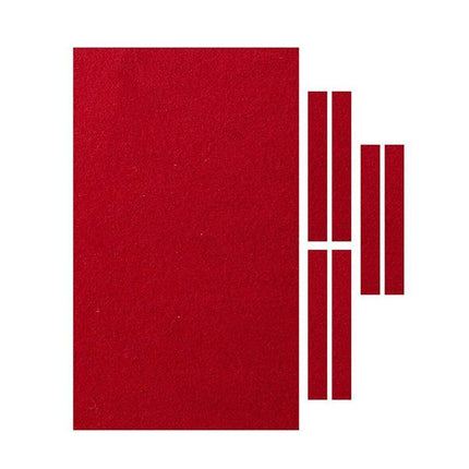 7Pcs Worsted Billiard Snooker Pool Table Cover Cloth W/ Felt Strip Heavy Duty 9FT - Aimall