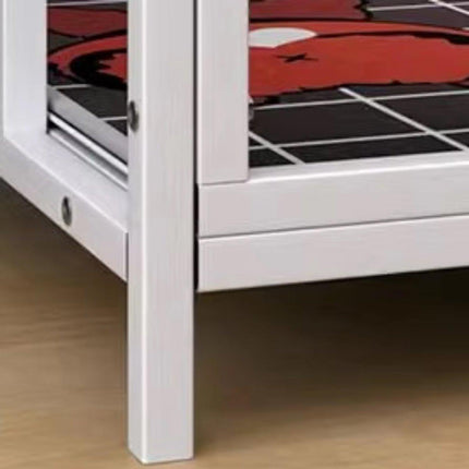 Durable Dog Kennel Bed Frame Raised Pet Bed for Small and Large Dogs Outdoor Use