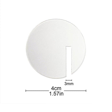 30pcs Round Drink Markers Wine Glass Decoration Label Set Party Cup Identifier