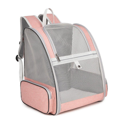 Large Foldable Breathable Portable Cat Dog Bag Outdoor Shoulder Pet Backpack
