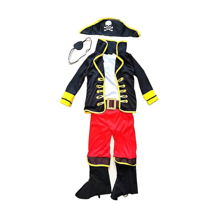 Child Pirate Costume Performance Costume Pirates Of The Caribbean Captain Jack Costume Cosplay Cosplay Party