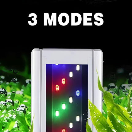LED Colour Changing Aquarium Light Fish Tank Water Bracket Lamp Clip