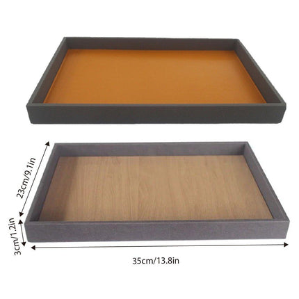 Hotel Room Sundry Storage Tray Rectangular Organizer for Essentials Supplies
