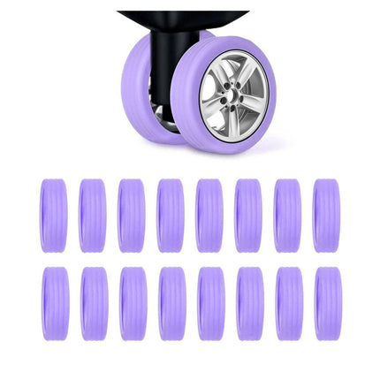16 PCS Silicone Luggage Wheels Cover Caster Shoes Wheel Protector for Luggage - Aimall