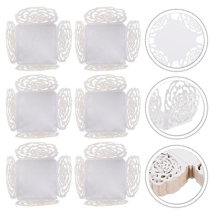 Wedding Party Celebration Candy Chocolate Box Wedding Hollow Rose Lace Decor