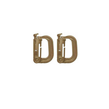 2/5pcs Outdoor D-ring Buckle for Backpack Mountaineering Hiking Camping Clip