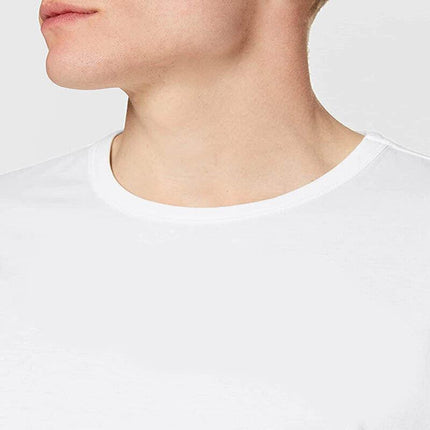 Men's T-shirt Plain Blank 100% heavy Cotton Basic Tee Short Sleeve Large S - 5XL Black - Aimall